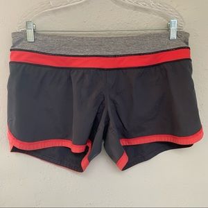 Lululemon Pink &Grey 4" Inseam Athletic Shorts |10